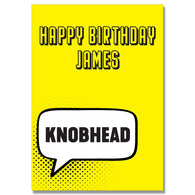 Personalised Name & Insult Birthday Card